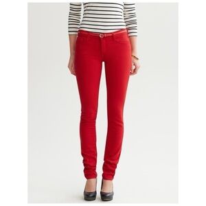 🚨FLASH SALE🚨 Banana Republic Red Skinny Jeans